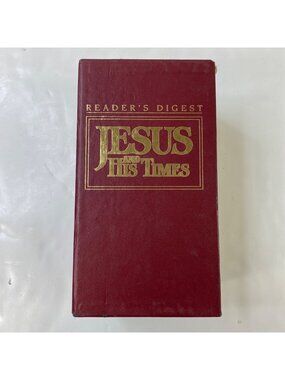 Readers Digest "Jesus And His Times" VHS Set 3 Tapes 1987 Religion Pre-Owned